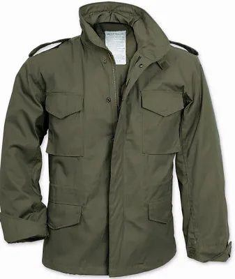 M-65 Field Jacket Olive Drab OD GREEN US Army Vet Navy Seabees Military Veteran • $118.99