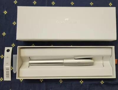  Faber-Castell   LOOM  Metallic Silver    EF  Nib  Used Fountain  Pen • $24.50