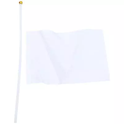 Events Decorations Car Flag Grand Opening White Flag Mini Plain Blank DIY Flags • £9.48