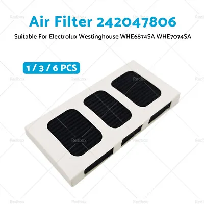 $13.99 • Buy 1/3/6 PCS Air Filter 242047806 Suitable For Electrolux Westinghouse WHE6874SA