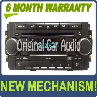 DODGE CHRYSLER JEEP Radio 6 Disc Changer MP3 CD Player RAQ NEW MECH Stereo OEM • $114.40