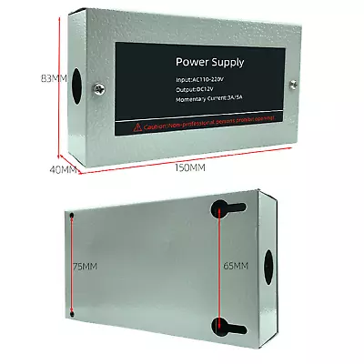 DC12V 3A Door Access Control System Switch RFID-ID Reader Power Supply 110V~220V • £25.06