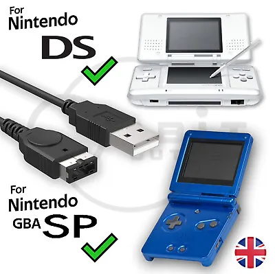 USB Charger Charging Lead Cable For Nintendo DS NDS & Gameboy Advance SP GBA SP • £2.90