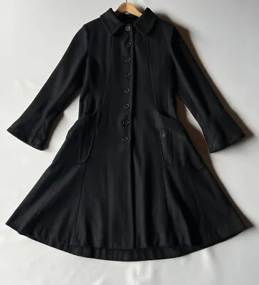 Emily The Strange Womens Wool/viscose Black Jacket Size Large Long Sleeve • $157.19