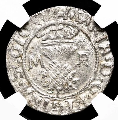 £479.29 • Buy SCOTLAND. Mary, Queen Of Scots, 1542-1558, Billon Bawbee, S-5432, NGC AU Details