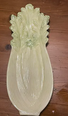 16  Long By 6.5  Wide Majolica Celery Plate P1 • $16.89