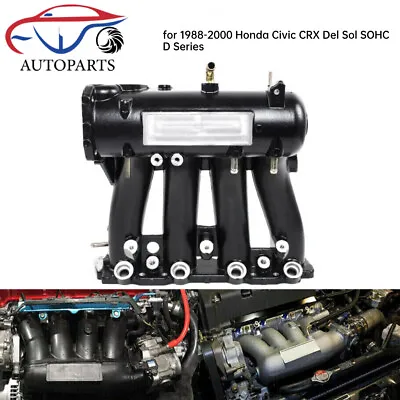 Racing D15 D16 D-Series Intake Manifold For 1988-2000 Honda Civic CRX Del Sol • $97.99