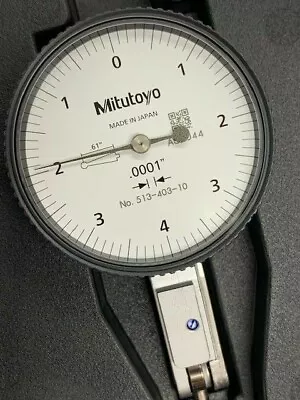 Mitutoyo 513-403-10E Dial Test Indicator .008  Range .0001  Graduation - NEW  • $154