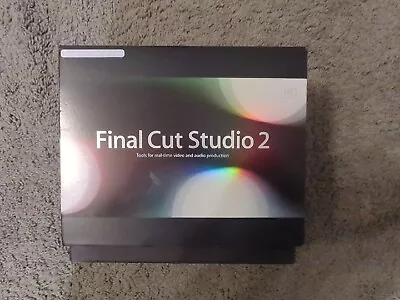 Final Cut Studio 2 HD Pro Upgrade Version MA888Z/A Discs Booklet Manuals Box • $18