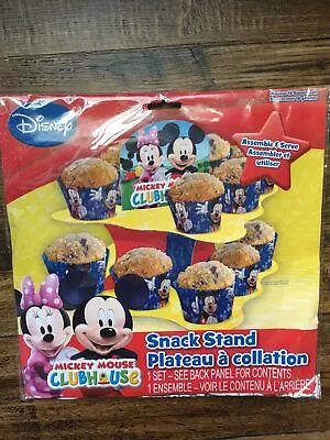 Disney's Mickey Mouse Clubhouse Disposable Cupcake Snack Birthday Stand NEW  • $8