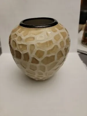 Beautiful Mosaic Style Decorative Ceramic Vase • $15