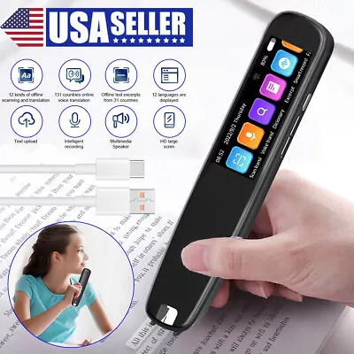 Portable Audio Translator 111 Language Offline Real Time Wifi Smart Voice AI US • $44.99