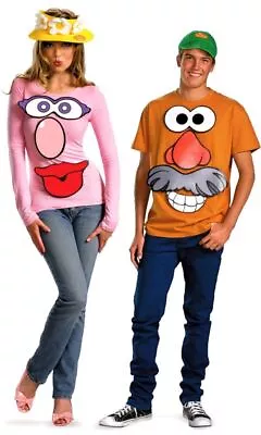 Mr. Mrs. Potato Head Hat Stickers Women Men Costume Kit • $44.64