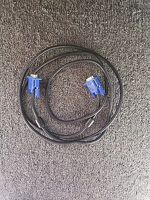 VGA To VGA Cable Male To VGA 1.5m SVGA Monitor Extension Cord Plug For PC • $4.50