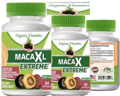 Healthy Enhanced EXTREME Maca XL LIBIDO ENHANCER 120 CAPSULES  • $15