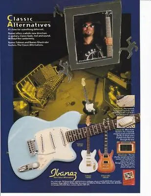 Rare 1994 Ibanez Guitar Ad/ Great Art/ Al Jourgensen / Ministry • $9.95