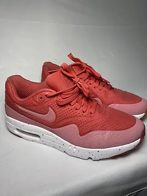 Nike Air Max 1 Ultra Moire Terra Red Sneakers 705297 611  Men’s Sz 6 • $25