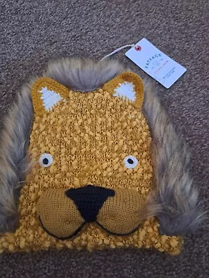 Children's Fat Face Young Crew Lion Hat. Sz L. BNWT • £4