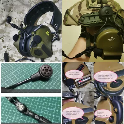 TCA Comtac XPI Green C5 C6 Earphone Tactical Communication Military Headset C6  • $127.40