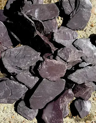 40mm Plum Slate Decorative Chippings For Driveways-Paths-Garden-Aggregate-20KG • £5.99