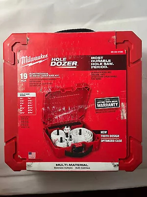 Milwaukee 49-22-4105 Hole Dozer 19pc Electricians Hole Saw Kit • $99.99