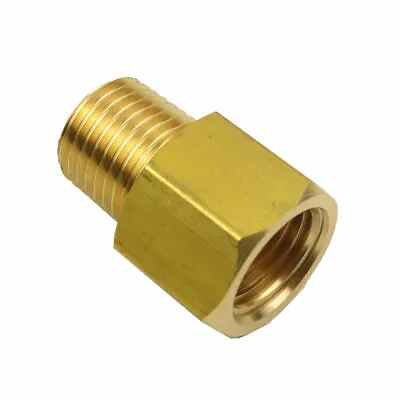 1/16  NPT Male X 1/8  NPT Pipe Reducer Female Brass Fitting Adapter • $8.99