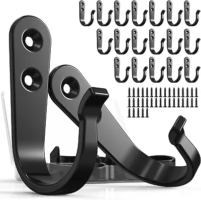 20PCS Wall Hooks For Hanging Metal Wall Hooks For Coats Coat Hooks For Wall • $13.46