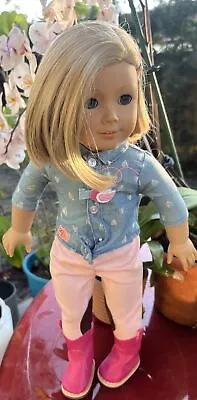 American Girl Doll Kit Kittridge Blue Eyes Fair Skin Blond Short Hair • $38