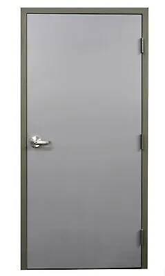 BRAND NEW Steel Fire Rated Entry Doors 36 X80  W/Knock Down Frame & Hinges LH • $599