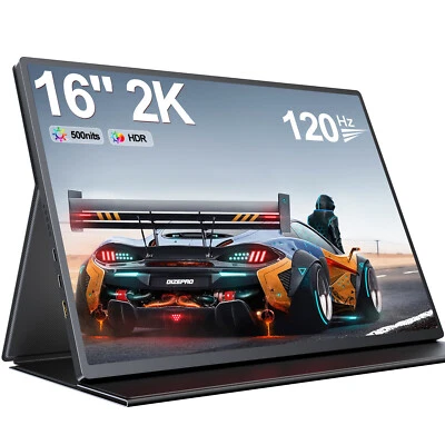 $299.99 • Buy UPERFECT 16  120Hz Monitor 2560*1600 2K Portable Monitor Gaming Monitor For PS