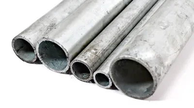 £21 • Buy Galvanised Mild Steel ROUND TUBE PIPE - From UK Metal Distributor Bandsaw Cut 