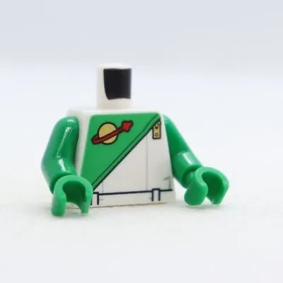 TORSO - Space Green Futuron Classic Logo 60097 LEGO® Minifigure Part • $5.06