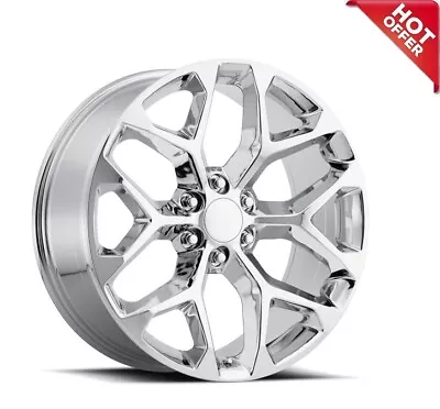 22  CHEVY TRUCK SNOWFLAKE WHEELS FR 59 CHROME OEM REPLICA RIMS 4ea/set (S10) • $1399