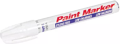 Markal Paint Marker WHITE Marks On Glass Rubber Plastic Metal Tires • $12.99