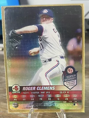 2004 MLB SHOWDOWN Roger Clemens SUPER SEASON TORONTO BLUEJAYS • $35