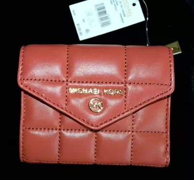 NEW With TAG Michael Kors Jet Set  Trifold  Leather Wallet Color: Cinnamon NWT • $69