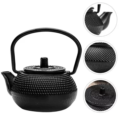  Cast Iron Teapot Office Japanese Tetsubin Kettle With Infuser • £11.99