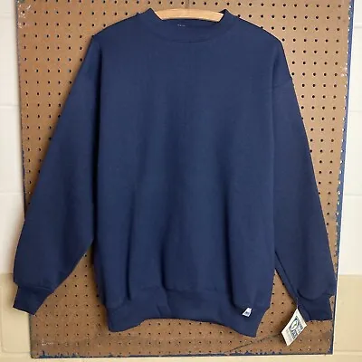 Vintage Discus Athletic Sweatshirt Blue USA 1980s Mens Medium Crewneck NOS NWT • $29.80