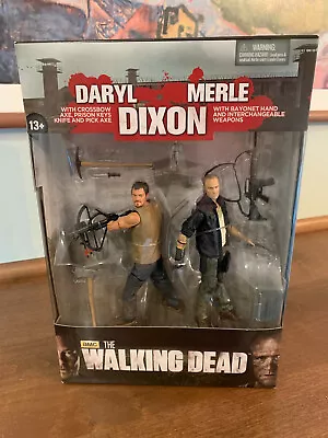 Walking Dead Daryl Dixon And Merle Dixon Deluxe Box Set NIB McFarlane 2013 • $29.99