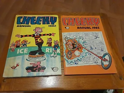 2 X Vintage “Cheeky” Comic Book Annuals - 1982 & 1985 Unclipped  • £2.99