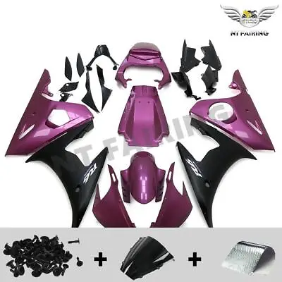 $360 • Buy MS Fairing Fit For YAMAHA 03-05 YZF R6 & 06-09 R6S Injection Purple Black M070