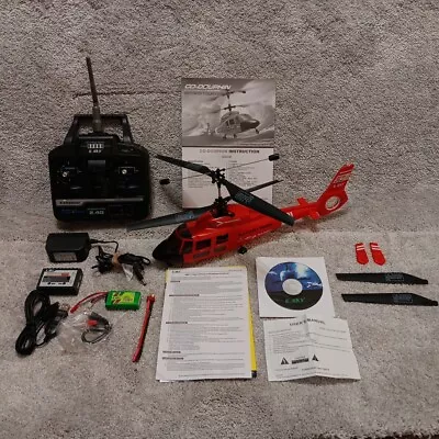 ESKY HOBBY 2.4GHZ Electric Helicopter 4 Channel CO-DOUPHIN RED RC Helicopter • $118.15