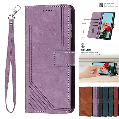 Case For Samsung Galaxy S7 Edge S8 S8+ S9+ S9 S10 S10E Leather Flip Wallet Cover • £5.99