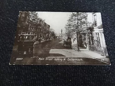 Main Street Looking W Cockermouth Postcard - 86192 • £6