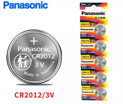 2 PCS X PANASONIC CR2012 3v Button Cell Coin Batteries CR 2012 DL2012 ECR2012 • $9.99