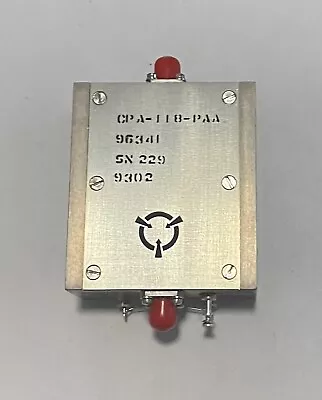 CPA-118-PAA 1750 MHz - 3000 MHz RF/MICROWAVE AMPLIFIER • $49.99