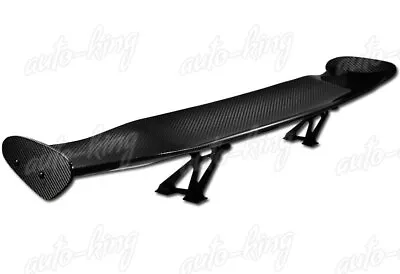 Universal Dragon-2 Style Real Carbon Fiber Rear Trunk Gt Spoiler Wing 57  • $220.24