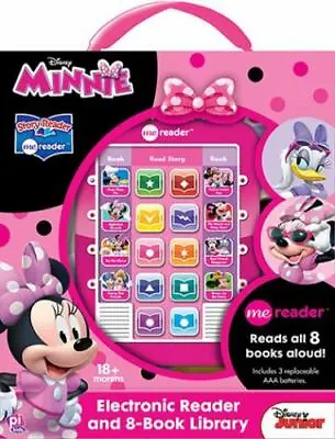 Disney Minnie Mouse - Me Reader Electronic Reader And 8 Sound Book Library - PI  • $16.59