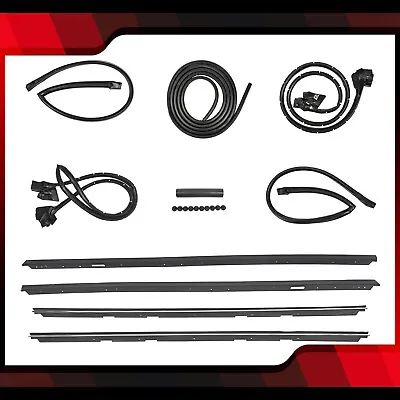 Fits 83-88 Monte Carlo SS 9pc Roof Rail Window Trunk Seal Weatherstripping Kit • $138