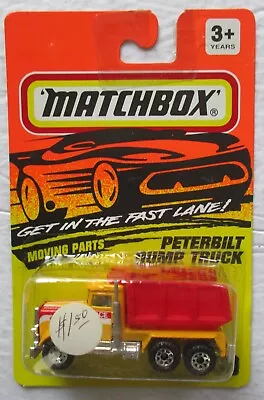 Matchbox Peterbilt Dump Truck #30 Moving Parts 1:64 Scale Diecast 1993 • $1.50